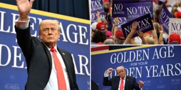 Trump hangs with seniors in Florida’s Villages – touts everything he’s done to make life more affordable