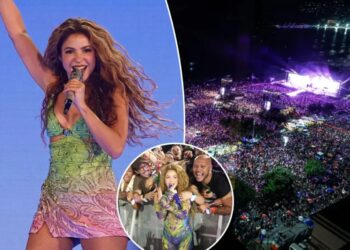 Shakira thrills a crowd of 2 million with free concert on Brazil’s Copacabana beach