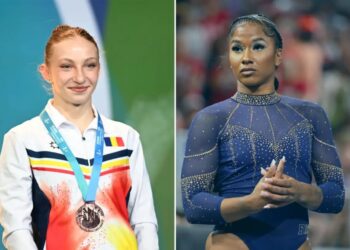 Olympic gymnast who took bronze from Jordan Chiles slapped with doping violation, suspension