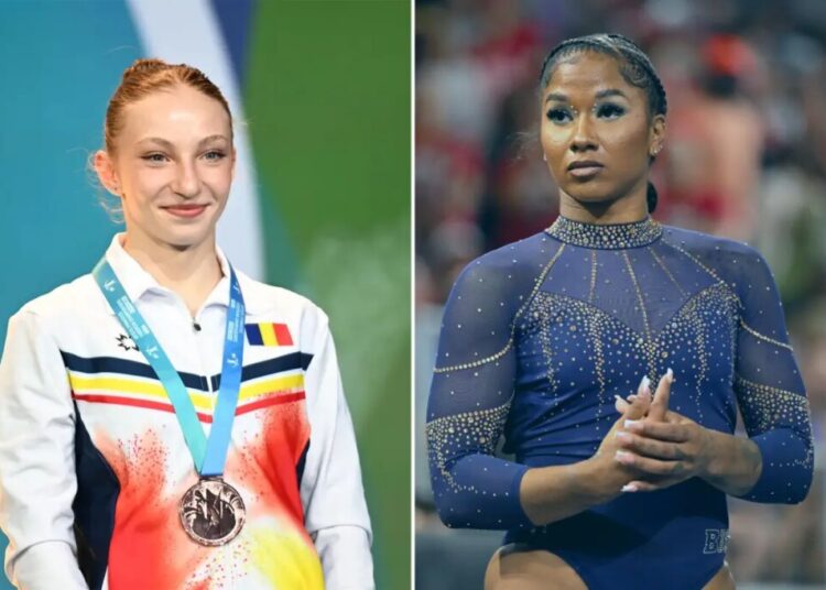 Olympic gymnast who took bronze from Jordan Chiles slapped with doping violation, suspension