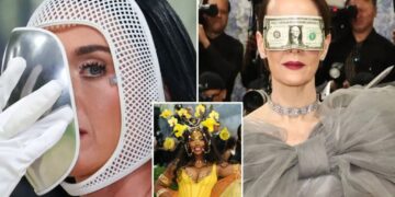 Haute headpieces and quirky, head-turning masks were the 2026 Met Gala’s hottest accessories