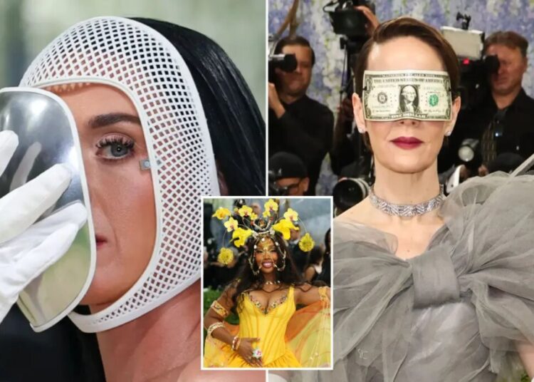 Haute headpieces and quirky, head-turning masks were the 2026 Met Gala’s hottest accessories