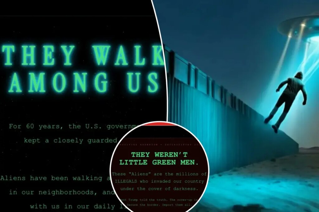 White House launches ‘Aliens.gov’ website: ‘They walk among us’ 