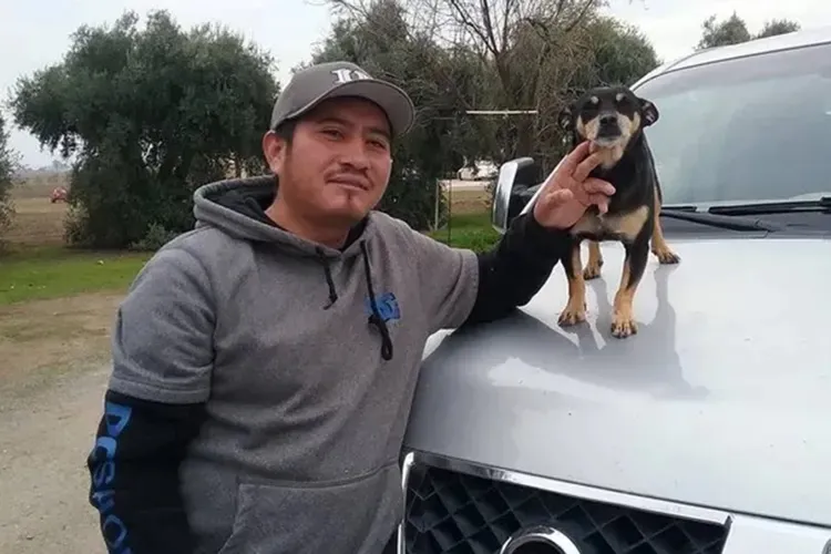 Nicolas Hernandez-Mendoza, 44, as he walked along a crosswalk on the North Pacific Highway in Woodburn