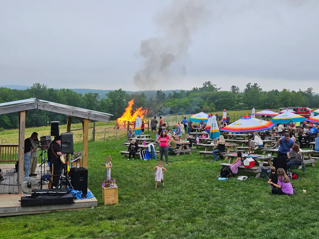 Rutland residents attend the festivities for the towns Fourth of July celebration in 2025.