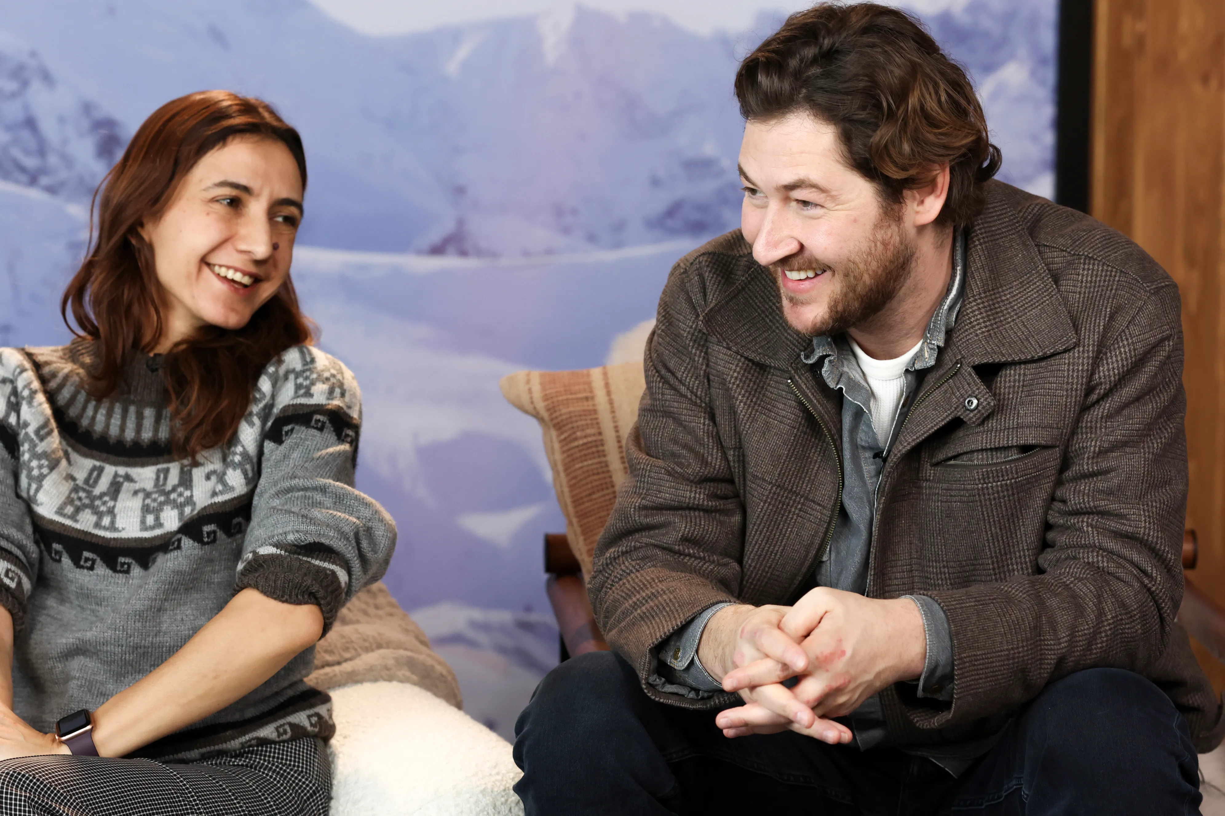 Ottessa Moshfegh and Luke Goebel 