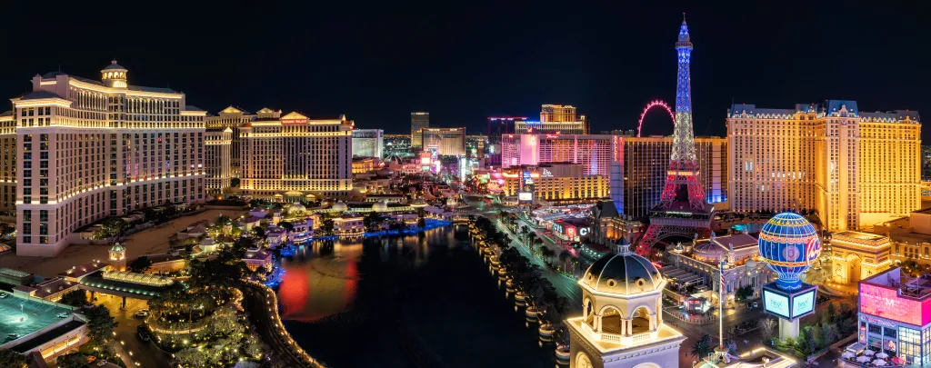 Las Vegas, Nevada skyline.