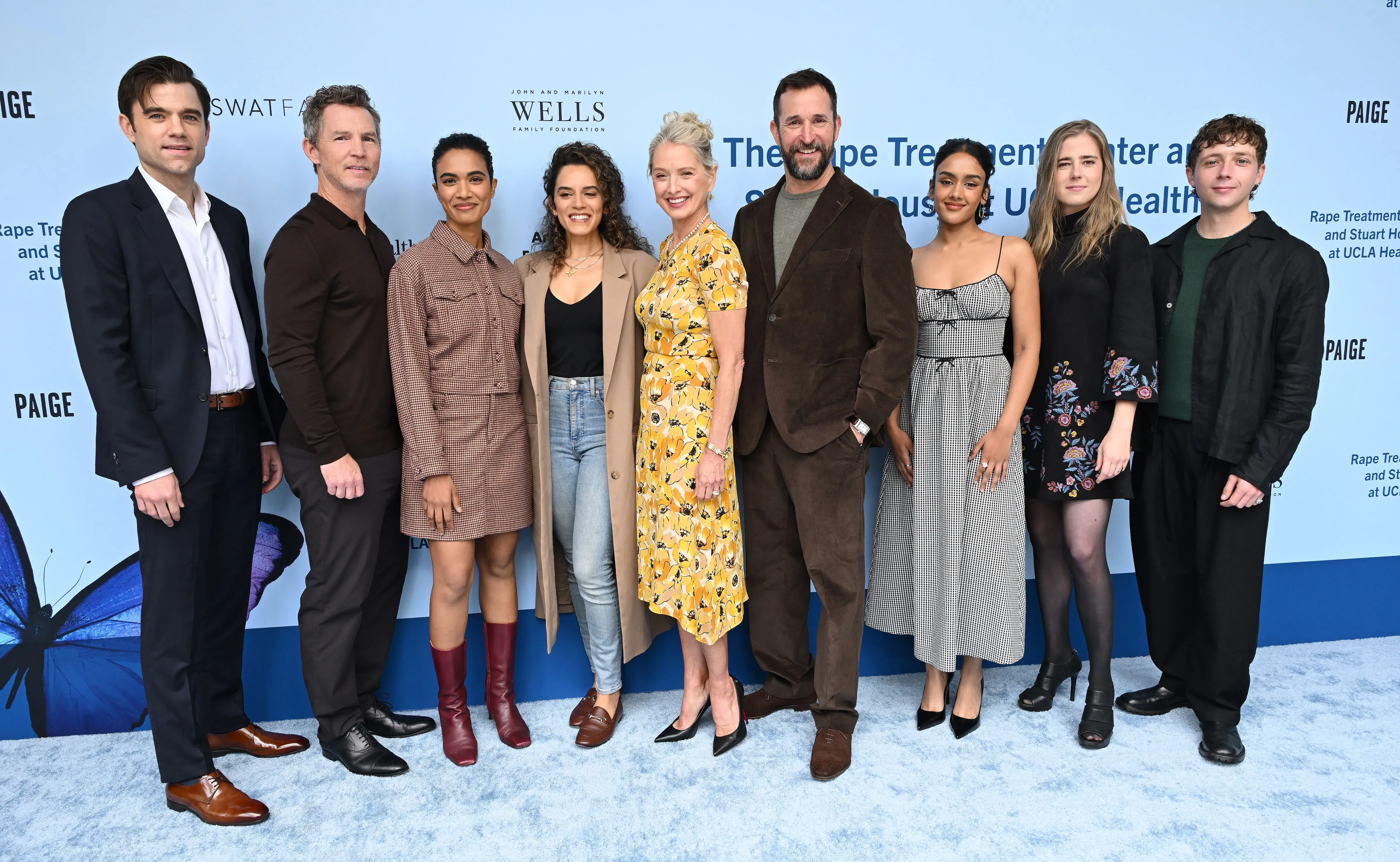 Patrick Ball, Shawn Hatosey, Supriya Ganesh, Sepideh Moafi, Katherine LaNasa, Noah Wyle, Shabana Azeez, Taylor Dearden and Gerran Howell at the The Rape Treatment Center and Stuart House at UCLA Health Annual Brunch