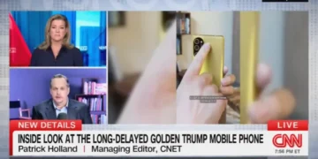 Reporter delivers brutal review of gold Trump phone: ‘Kind of looks like a urine sample’