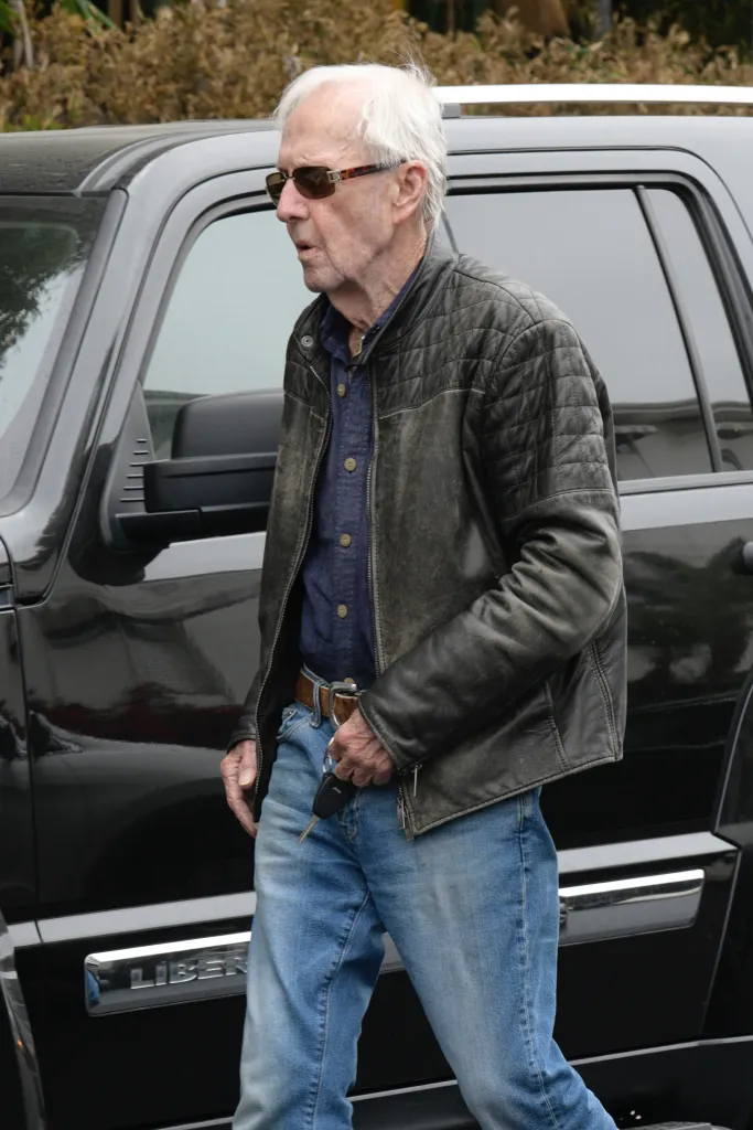 Paul Hogan walks near his home in Venice, CA.