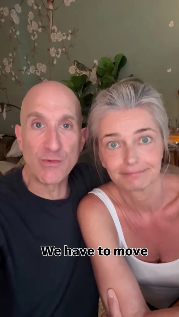 Paulina Porizkova and Jeff Greenstein announce they are getting evicted four days before their wedding.