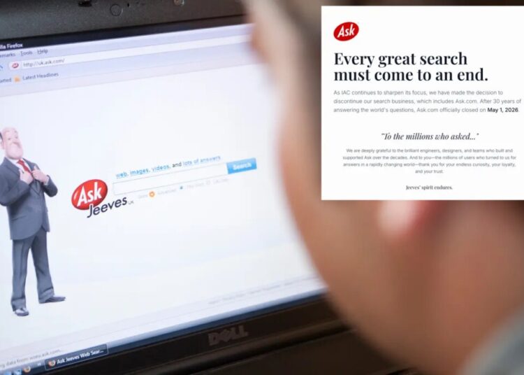 Popular 1990s internet search giant shuts down