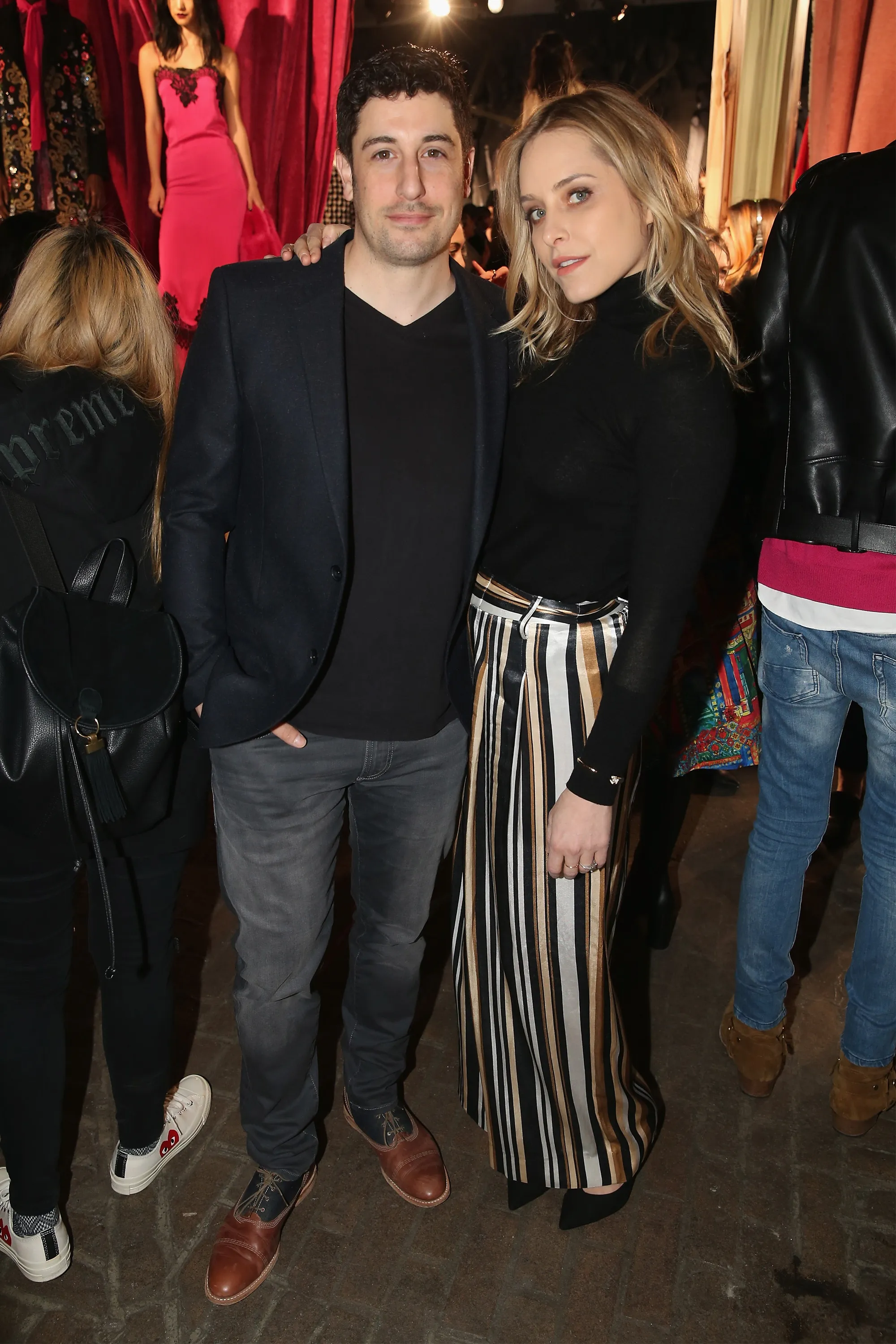 Jason Biggs and Jenny Mollen attending the alice + olivia by Stacey Bendet Fall 2017 Presentation.