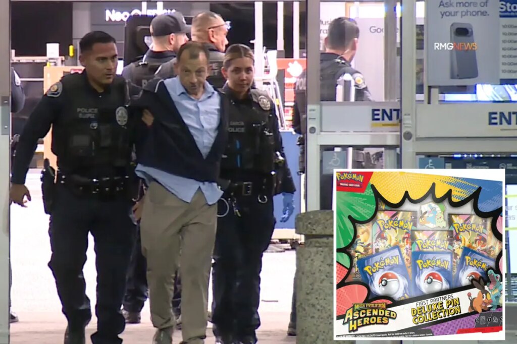 Thief pulled from Pasadena Best Buy as line formed outside for Pokemon cards