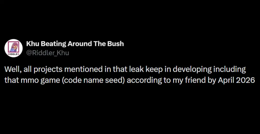Pokémon MMO Leak