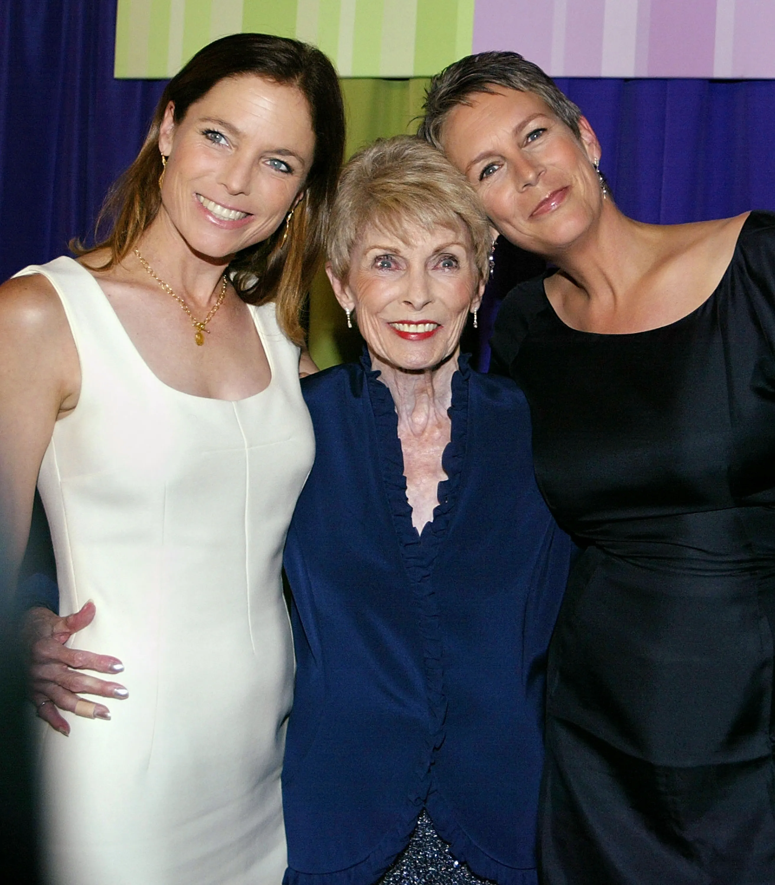 Actresses Jamie Lee Curtis and Janet Leigh, along with Kelly Leigh, at the premiere of 
