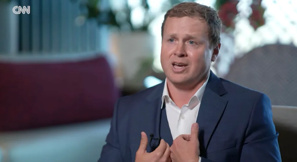 Spencer Pratt in an interview for CNN's 