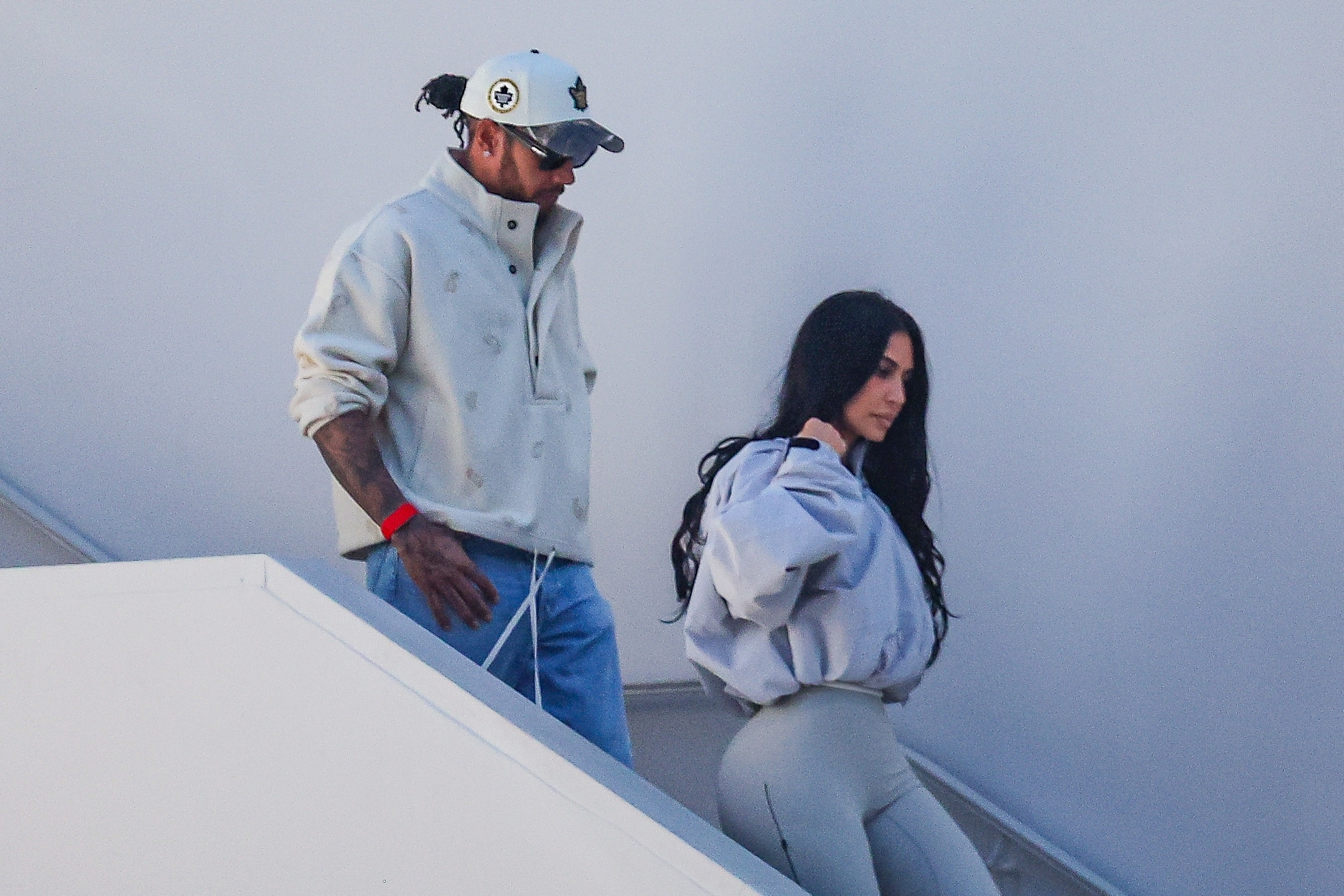 Kim Kardashian and Lewis Hamilton
