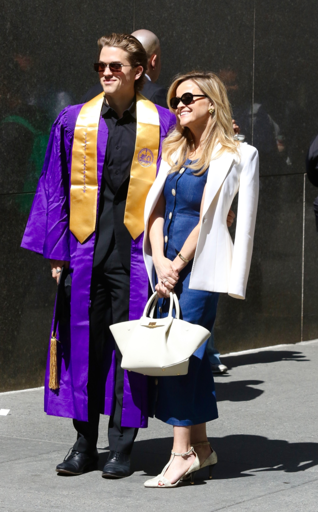 Reese Witherspoon, Ryan Phillippe, Kate Hudson, Danny Fujikawa, Kurt Russell and Goldie Hawn all gather together for Deacon and Ryders NYU Graduation Ceremony at Radio City Music Hall.