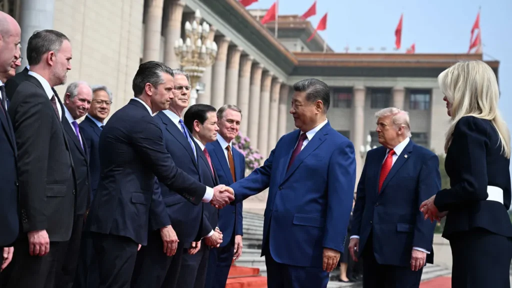 ‘Appalling’ director’s surprise appearance during Trump’s China trip incenses analyst