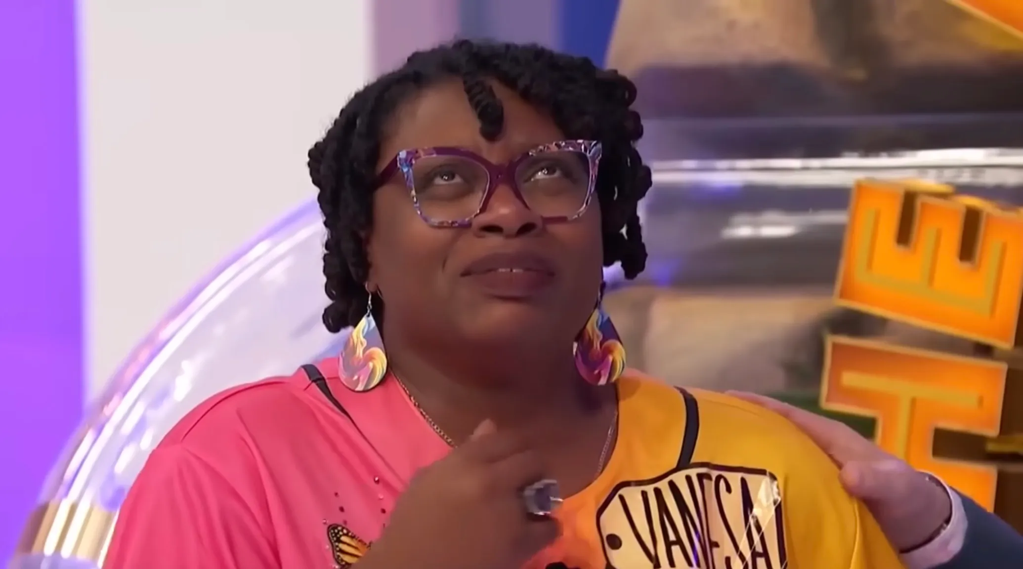 Price is Right contestant Vanessa appears overwhelmed and emotional during her game.