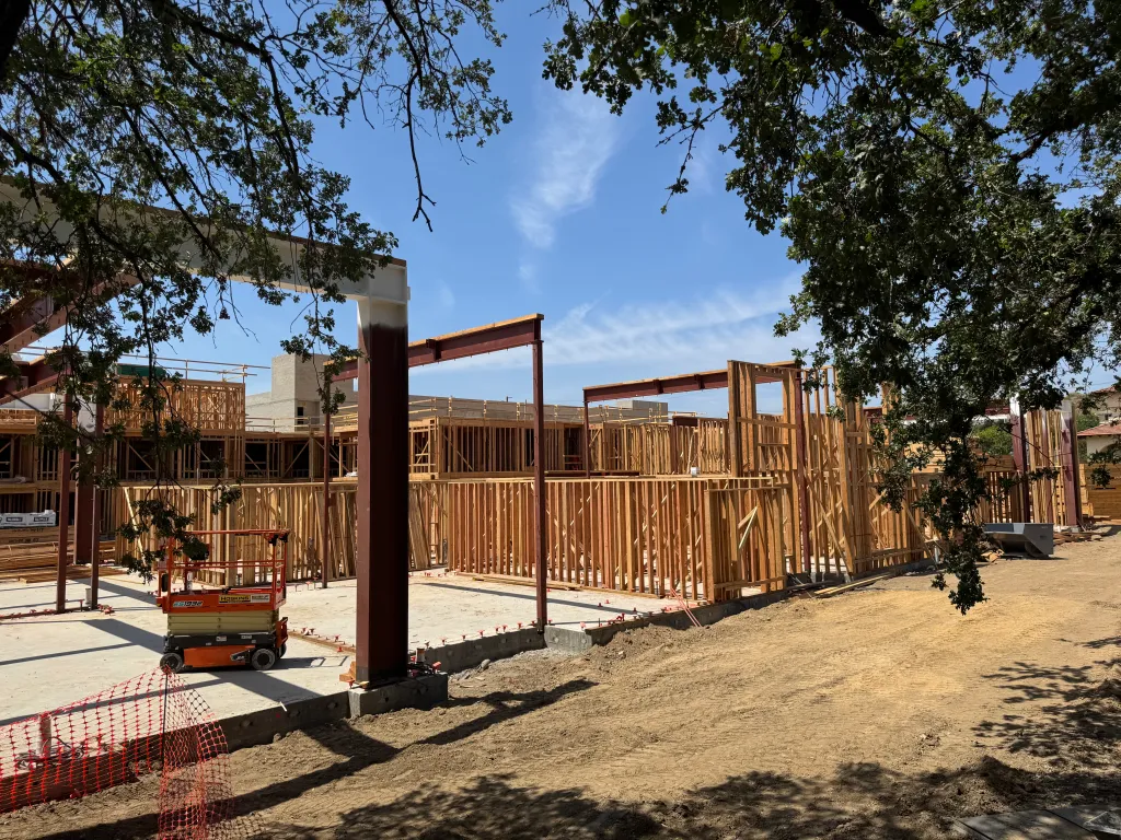 Construction of new housing units in Agoura Hills.