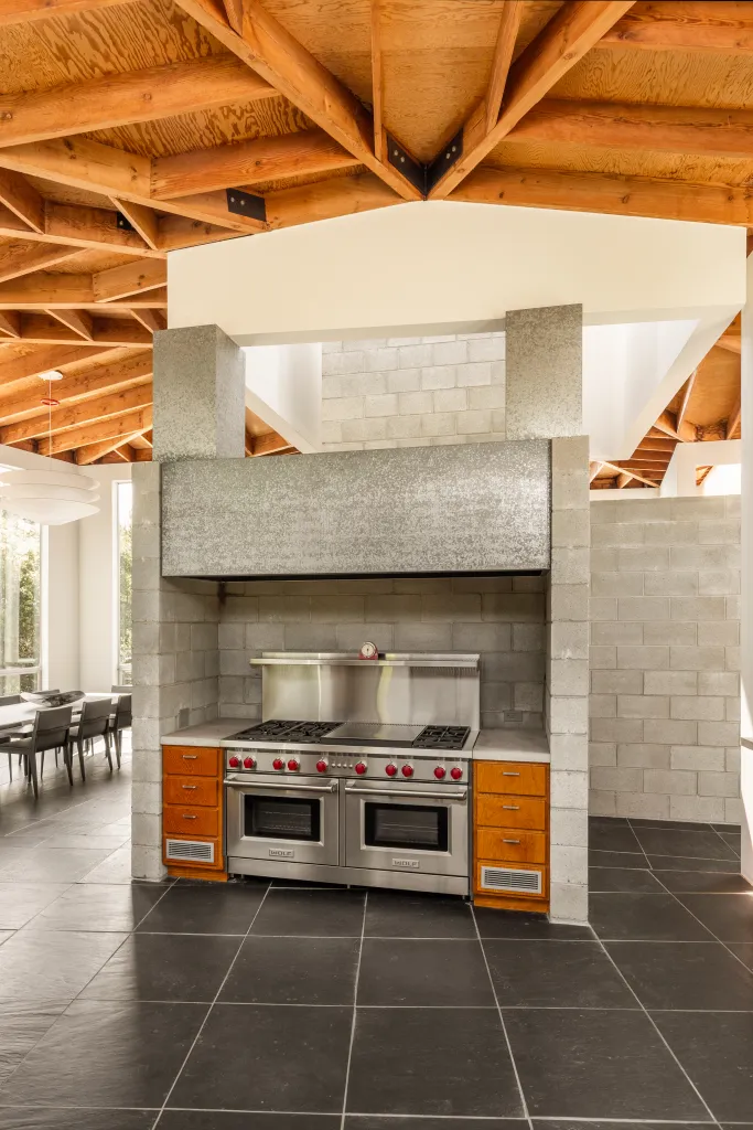 A peel inside the chef's kitchen.