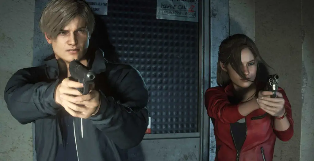 RE2 Remake Leon Kennedy and Claire Redfield