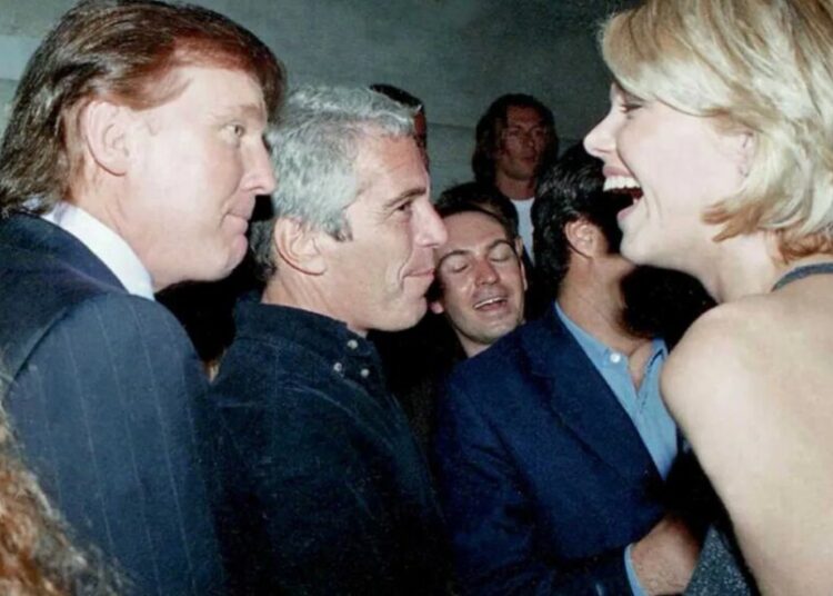 New Epstein exhibit puts blown-up Trump photo right at the front door