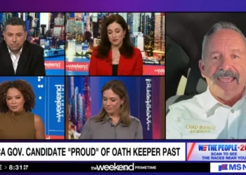 ‘Asked you a very clear question!’ Clash erupts with MAGA candidate over oath keepers past