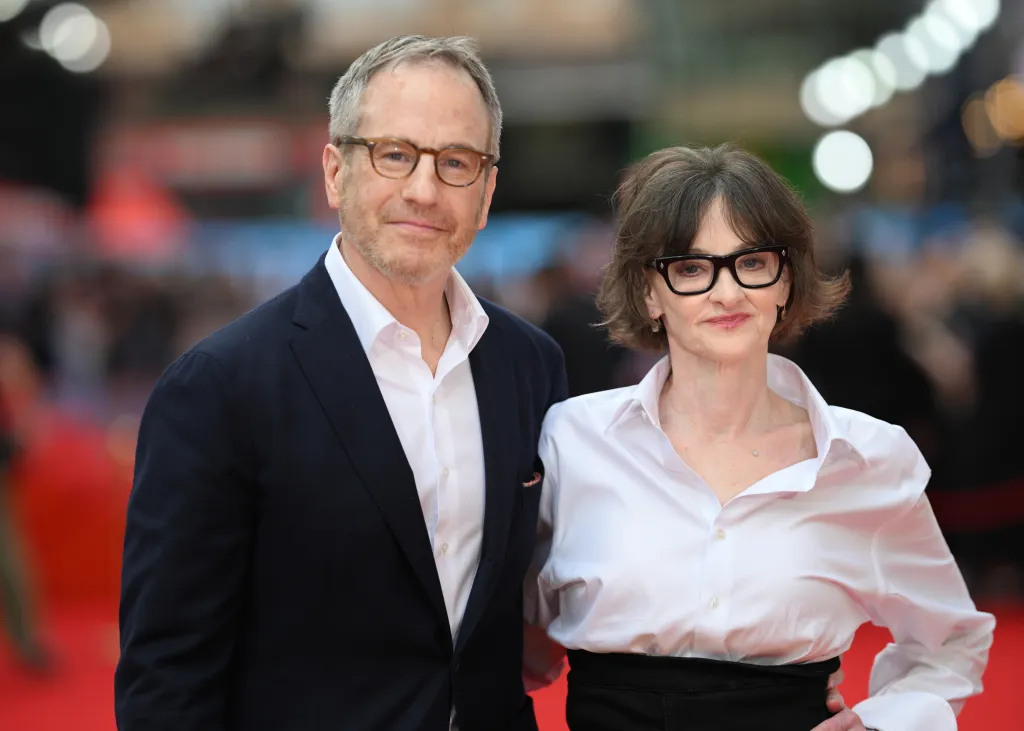 Richard Burke and Joan Cusack attend the UK Launch Event of Disney and Pixar's 'Toy Story 5'.