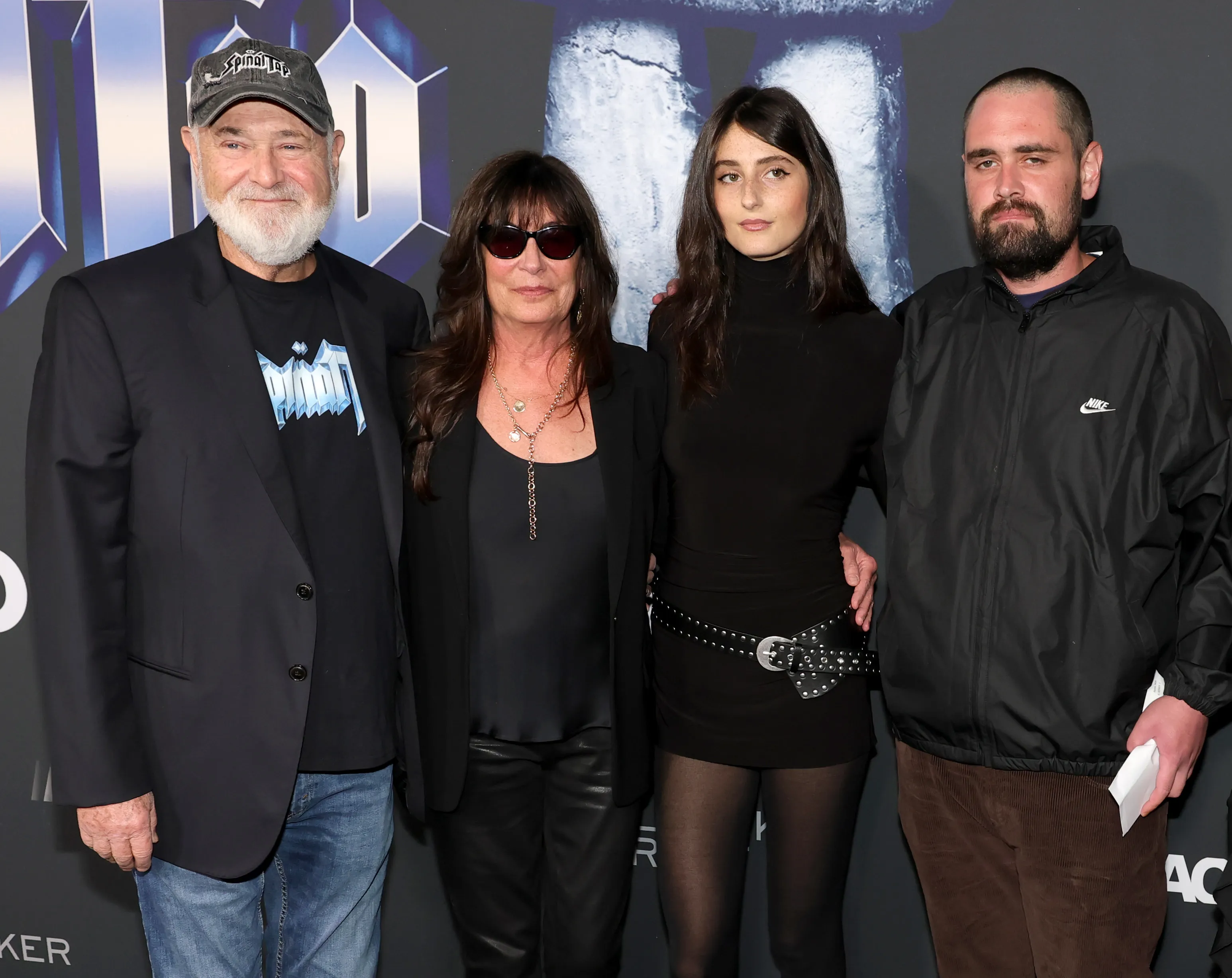Rob Reiner, Michele Singer Reiner, Romy Reiner and Nick Reiner.