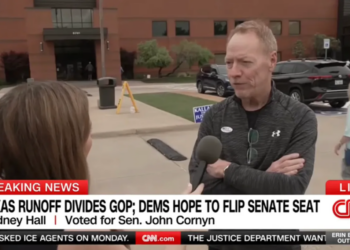 Republican voter claims he switched sides in Texas primary after Trump endorsement