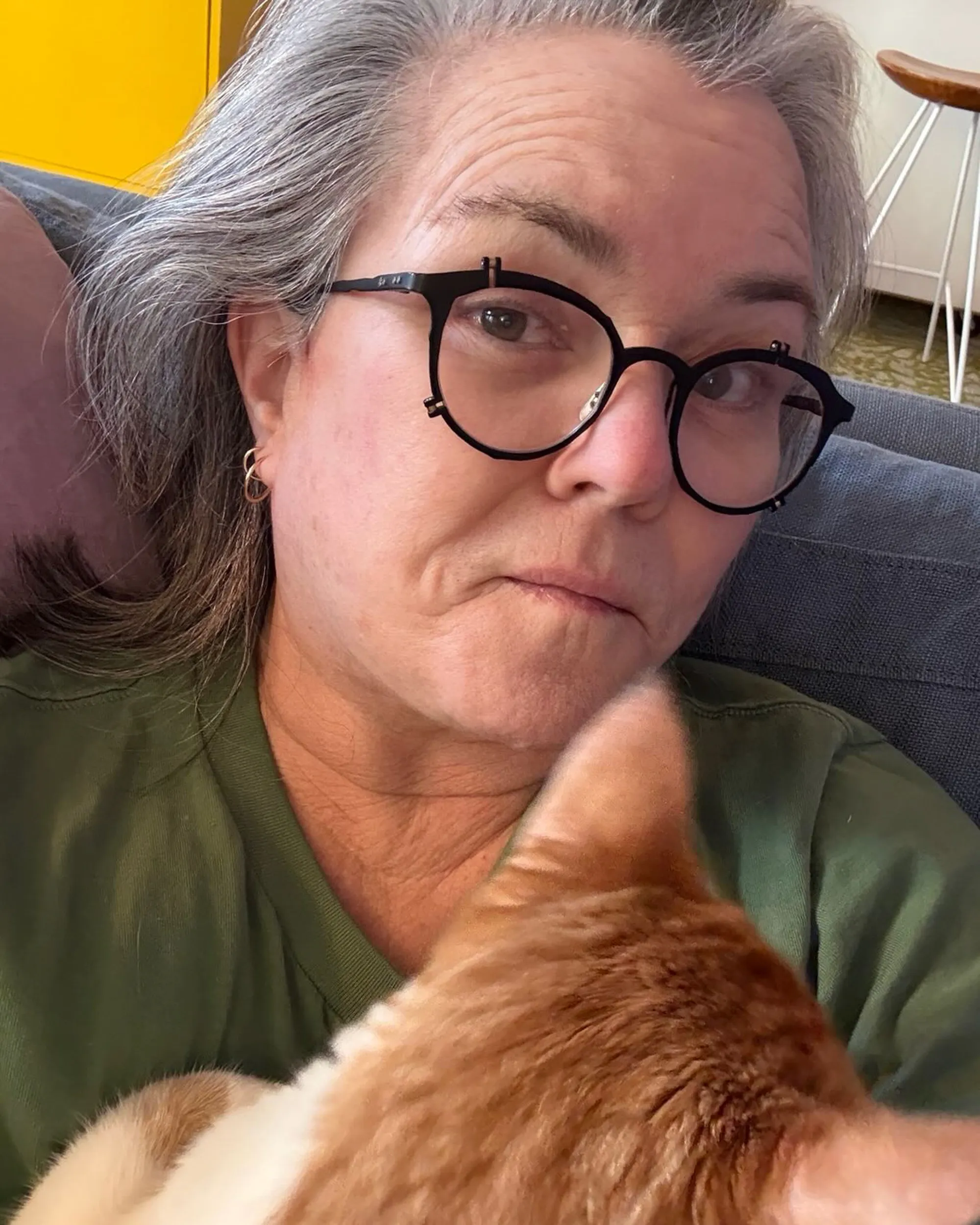 Rosie O'Donnell poses for a photo.