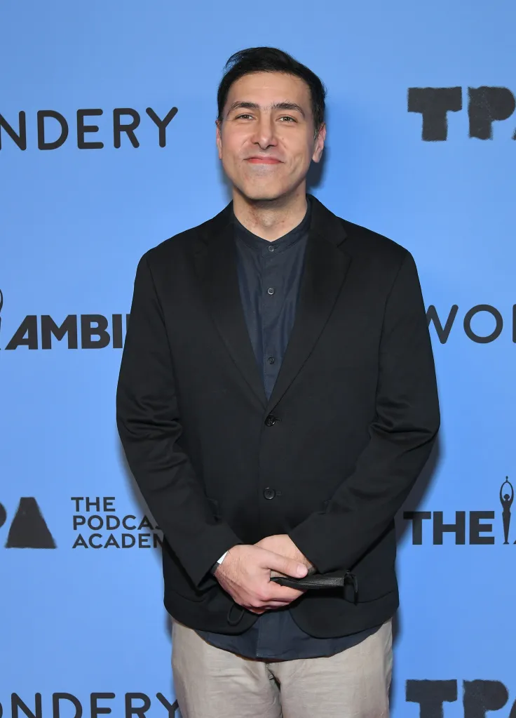 Ramtin Arablouei at The Podcast Academy's second annual awards for excellence in audio.