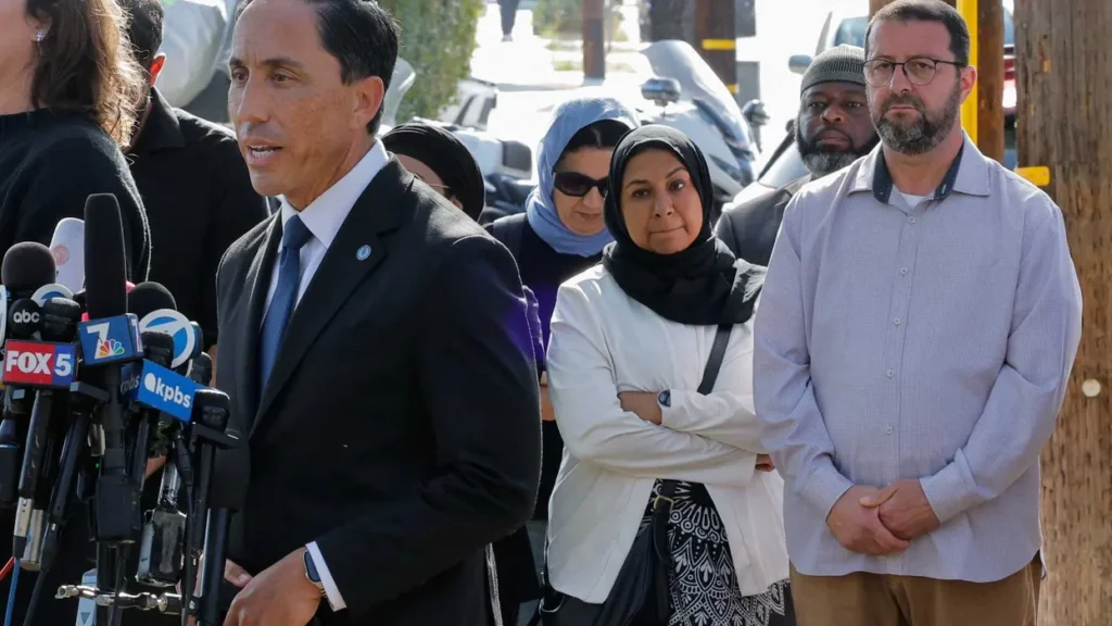 Screaming heckler disrupts San Diego mayor’s shooting presser with vulgar tirade