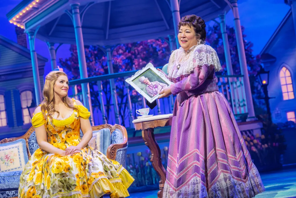 Sara Chase and Ann Harada in Schmigadoon.