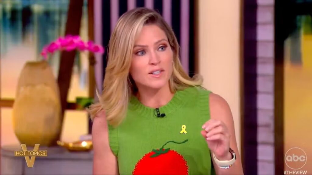 ‘The View’: Sara Haines Says Trump Ignoring America’s Financial Troubles Is the ‘Truest Thing He May Have Said, Ever’