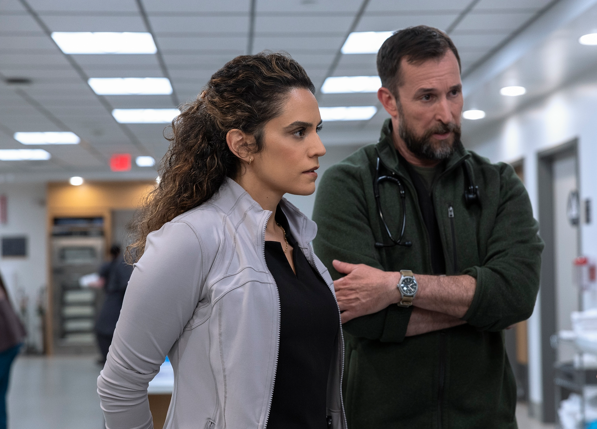 Sepideh Moafi, Noah Wyle in