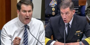 ‘Entirely inappropriate!’ General howls as Dem asks how many more will die for Trump