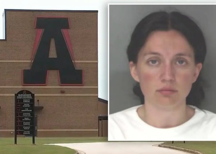 Georgia teacher, 25, accused of sexually assaulting high school student in classroom closet