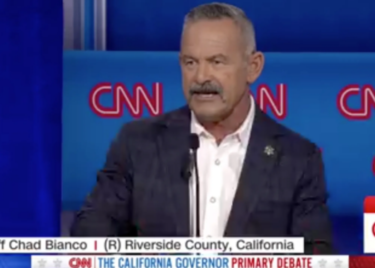‘I’m proud of it’: CA gov candidate touts ties to far-right Oath Keepers on debate stage