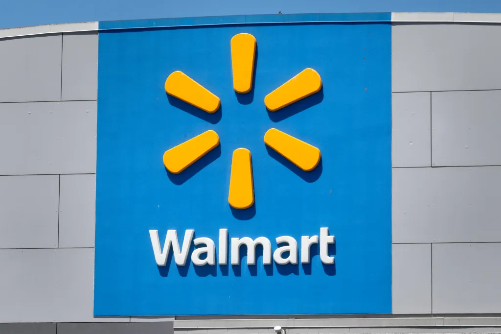 Walmart logo.