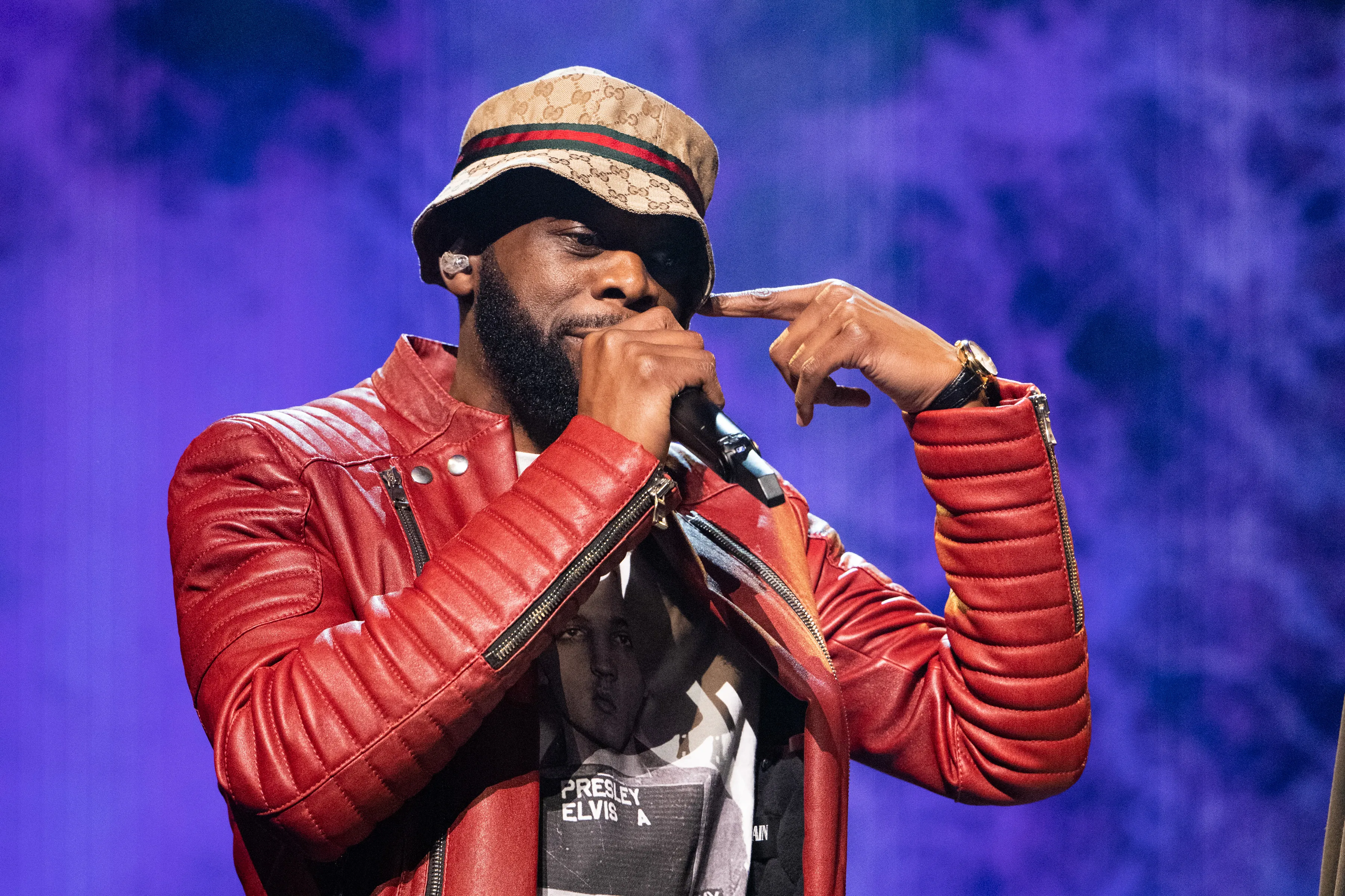 Pras Michel performs in November 2023 in Los Angeles