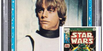 Luke Skywalker bubblegum card sells for over $730K