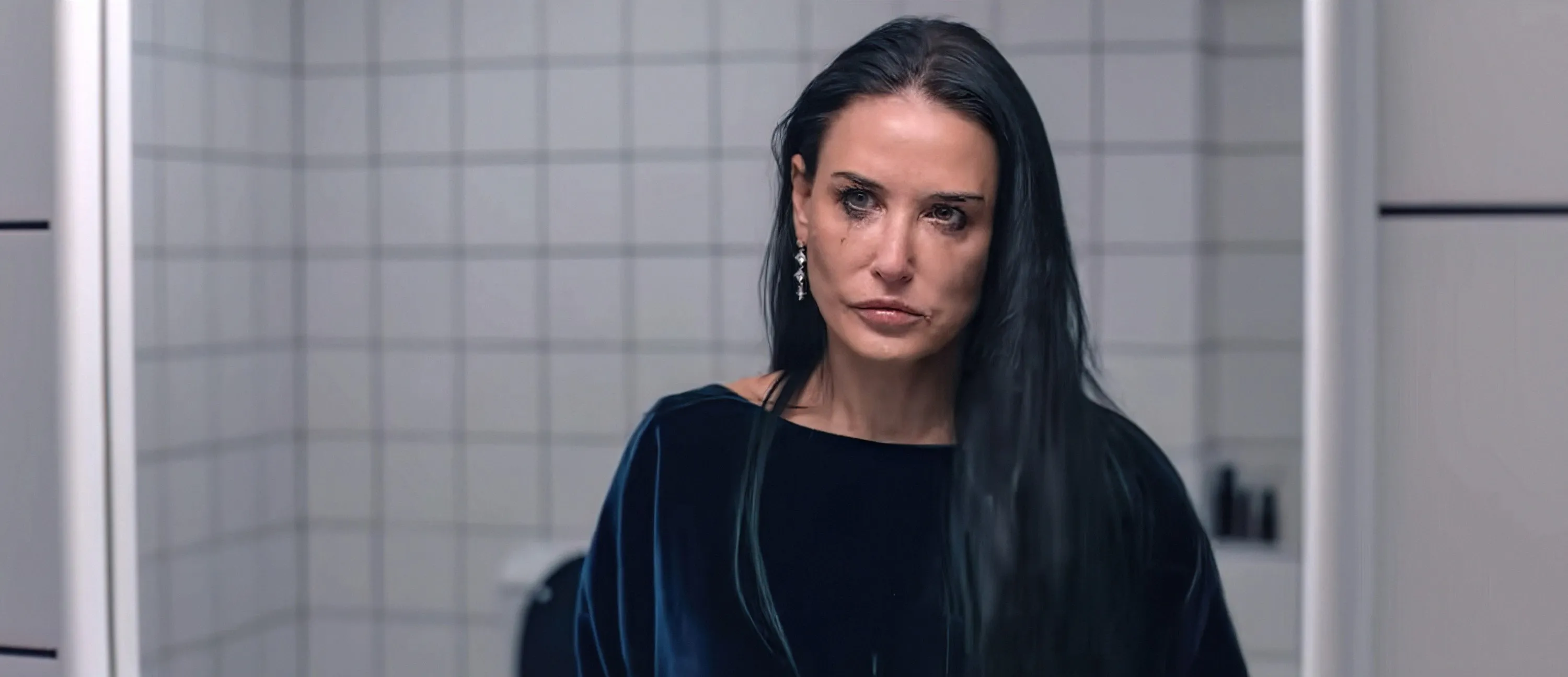 Demi Moore in a still from the horror movie 