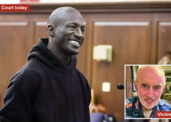 Killer smile: Subway shove suspect appears in court after allegedly killing retired teacher in NYC