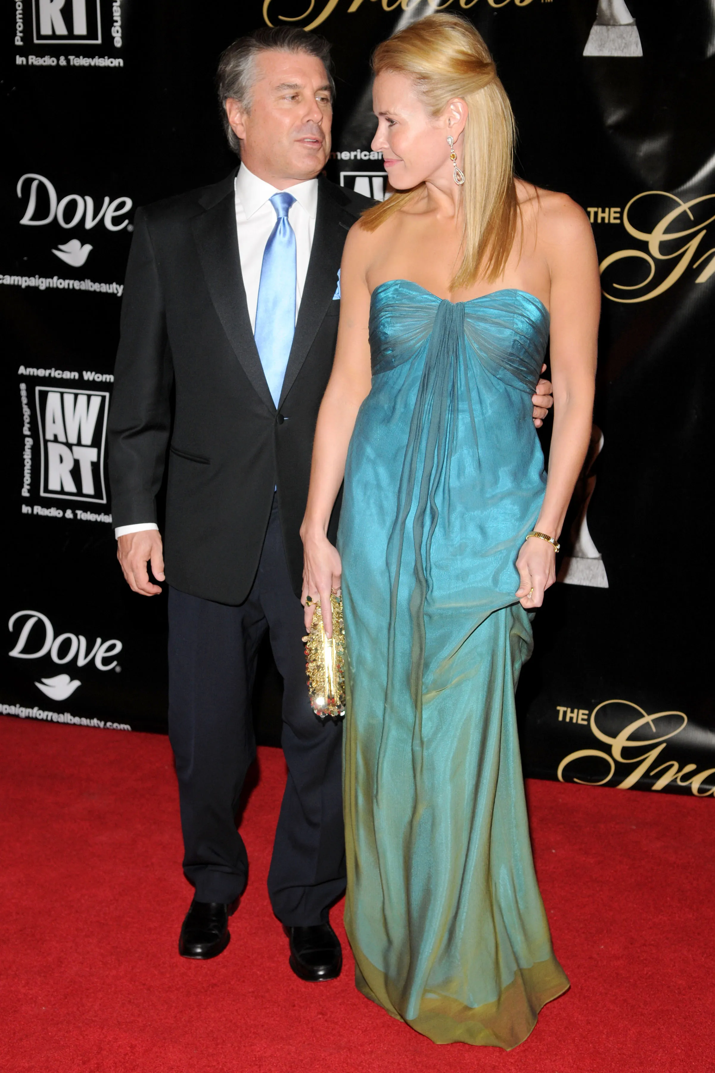 Ted Harbert and Chelsea Handler attending the 33rd Annual American Women In Radio & Television GRACIE ALLEN AWARDS.