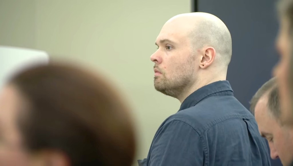 Tanner Horner in court for his capital murder trial.