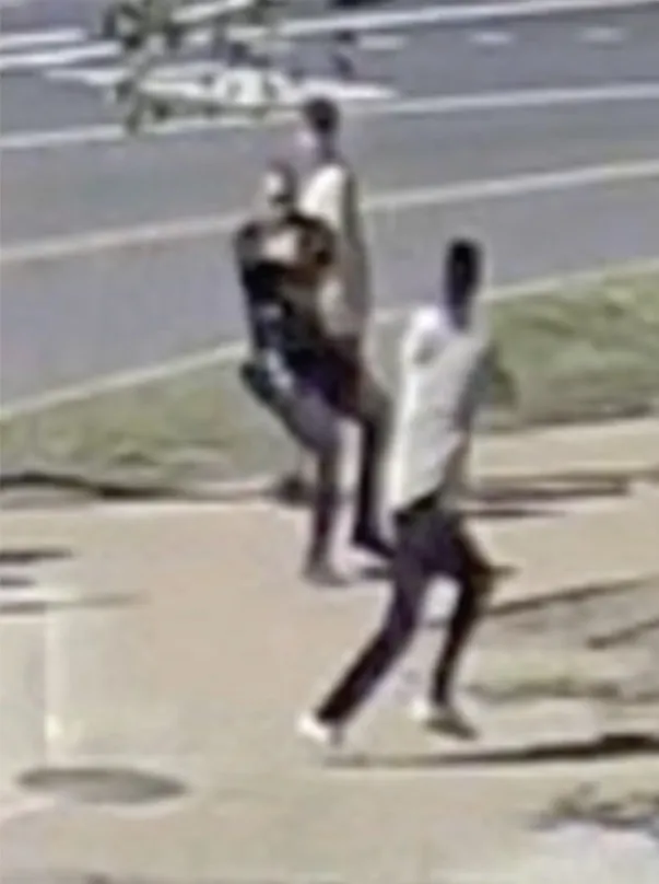 Surveillance footage of Michael Marx allegedly opening fire near the Washington Monument.